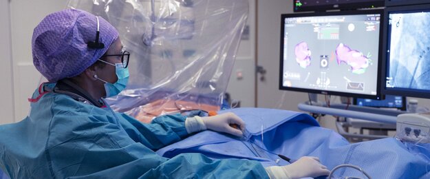 OP mit Pulsfeld-Katheder