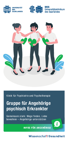 Infoflyer Angehörigengruppe Psychiatrie