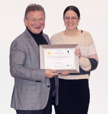 Preistr&auml;gerin 3. Platz