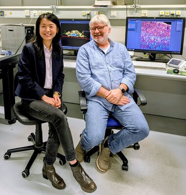 Dr. Hsin Fang Chang und PD Dr. Elmar Krause