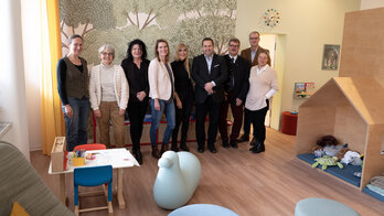 Besuch Gesundheitsminister Magnus Jung CCH UKS