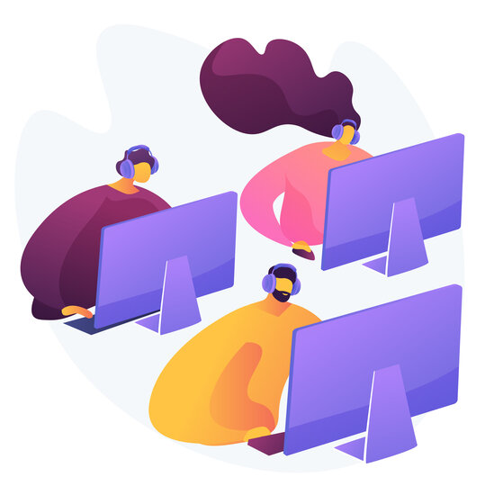 Illustration zum Thema IT-Support