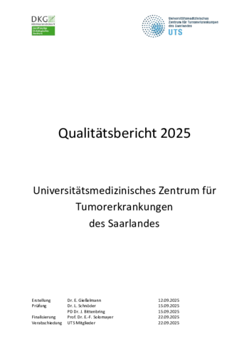 UTS-Qualit&auml;tsbericht 2025