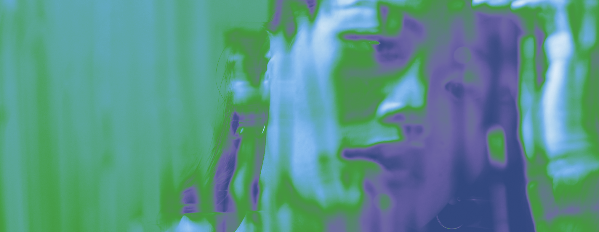 Illustration zum DBT-Programm mit Portrait einer jungen Frau