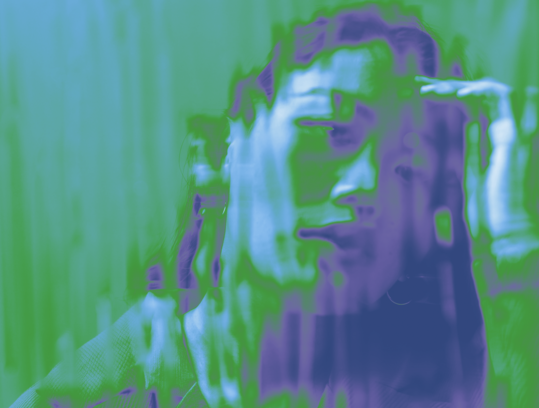 Illustration zum DBT-Programm mit Portrait einer jungen Frau