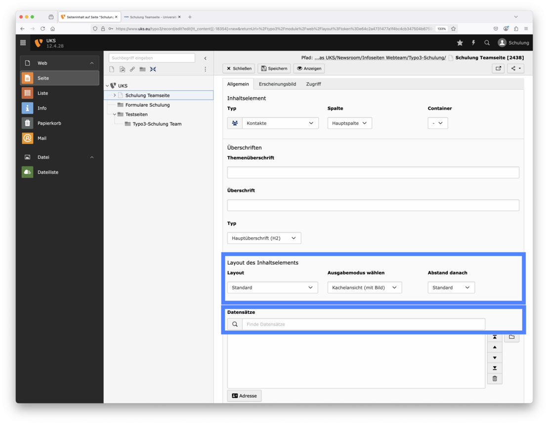 403_Kontakte_Layout_und_Darstellung