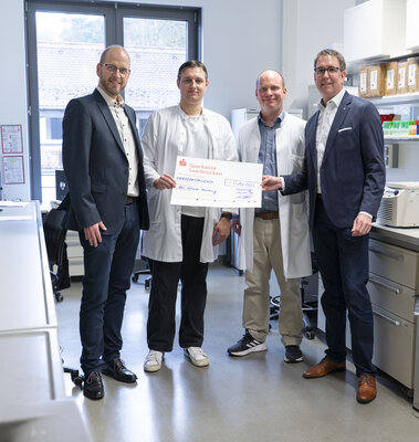 Spenden&uuml;bergabe Stiftergemeinschaft Sparkasse