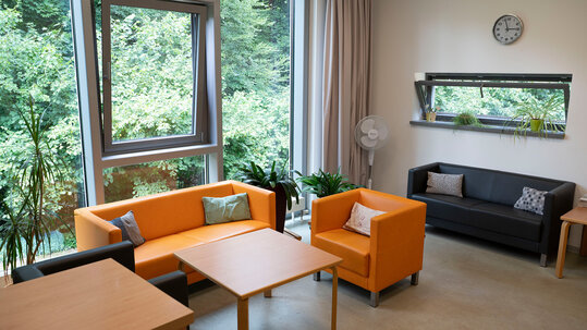 Ruheraum der Tagesklinik