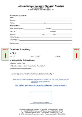Anmeldeformular_Fibroscan Ambulanz