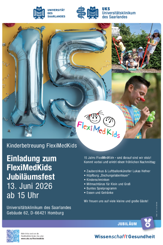 Plakat 15 Jahre FlexiMedKids