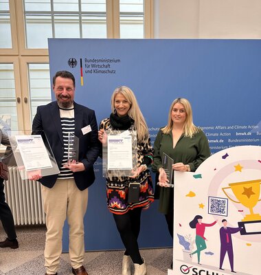 Foto Preisverleihung SCHULEWIRTSCHAFTPREIS