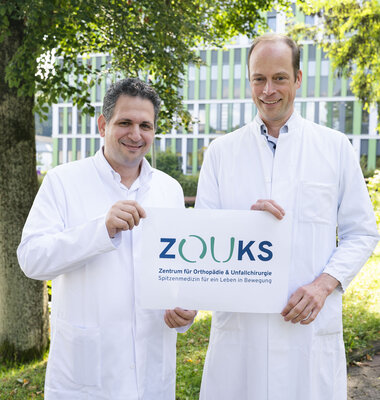 Prof. Dr. Emmanouil Liodakis und Prof. Dr. Stefan Landgraeber