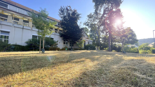 Garten an der Orthop&auml;die