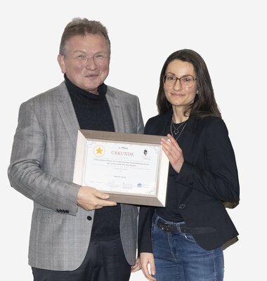 Preistr&auml;gerin 1. Platz