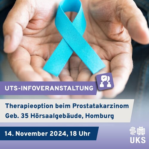 UTS-Infoveranstaltung am 14. November: Therapieoptionen beim Prostatakarzinom

Unsere Experten stellen moderne...