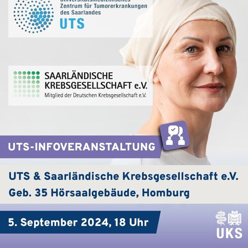 UTS-Infoveranstaltung am 05. September 2024: UTS & Saarländische Krebsgesellschaft e.V.
 
Unsere Expert*innen...